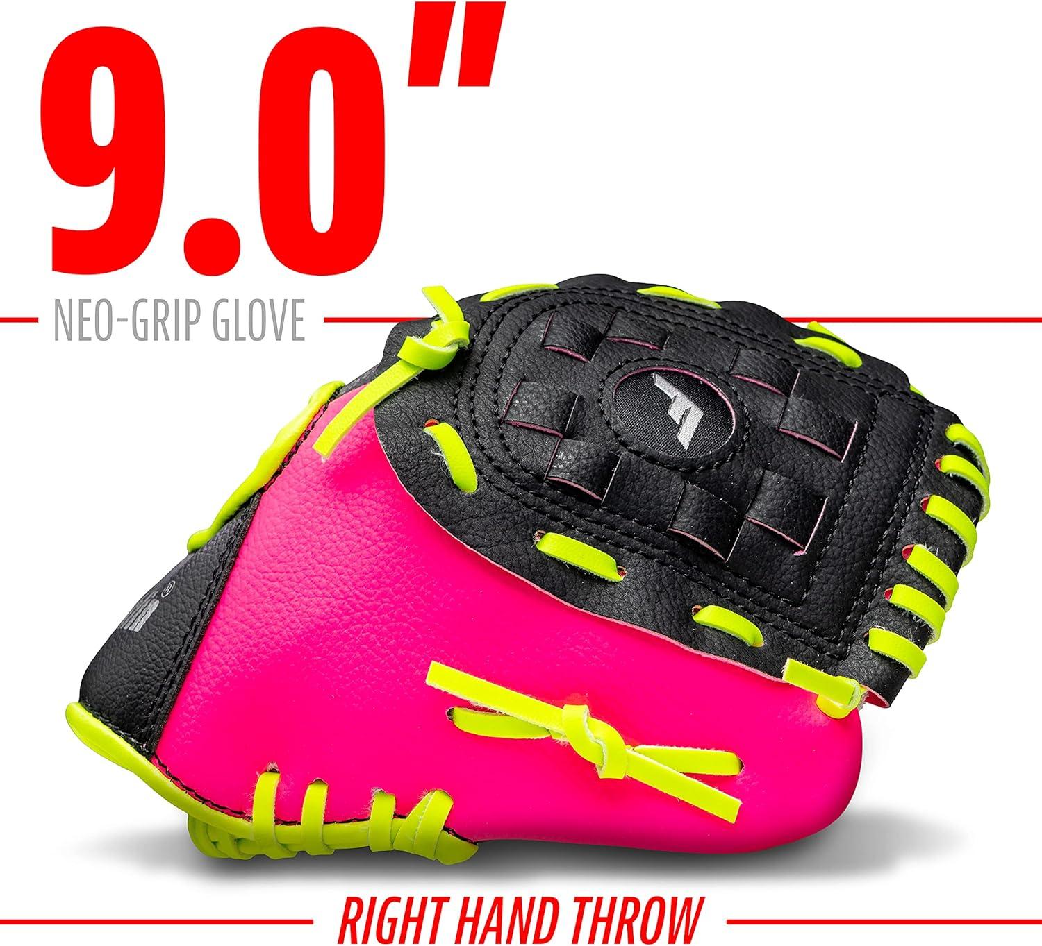image:imageFranklin Sports Kids Baseball Glove NeoGrip Boys Girls Youth Tball Glove Teeball Baseball Softball MittPink