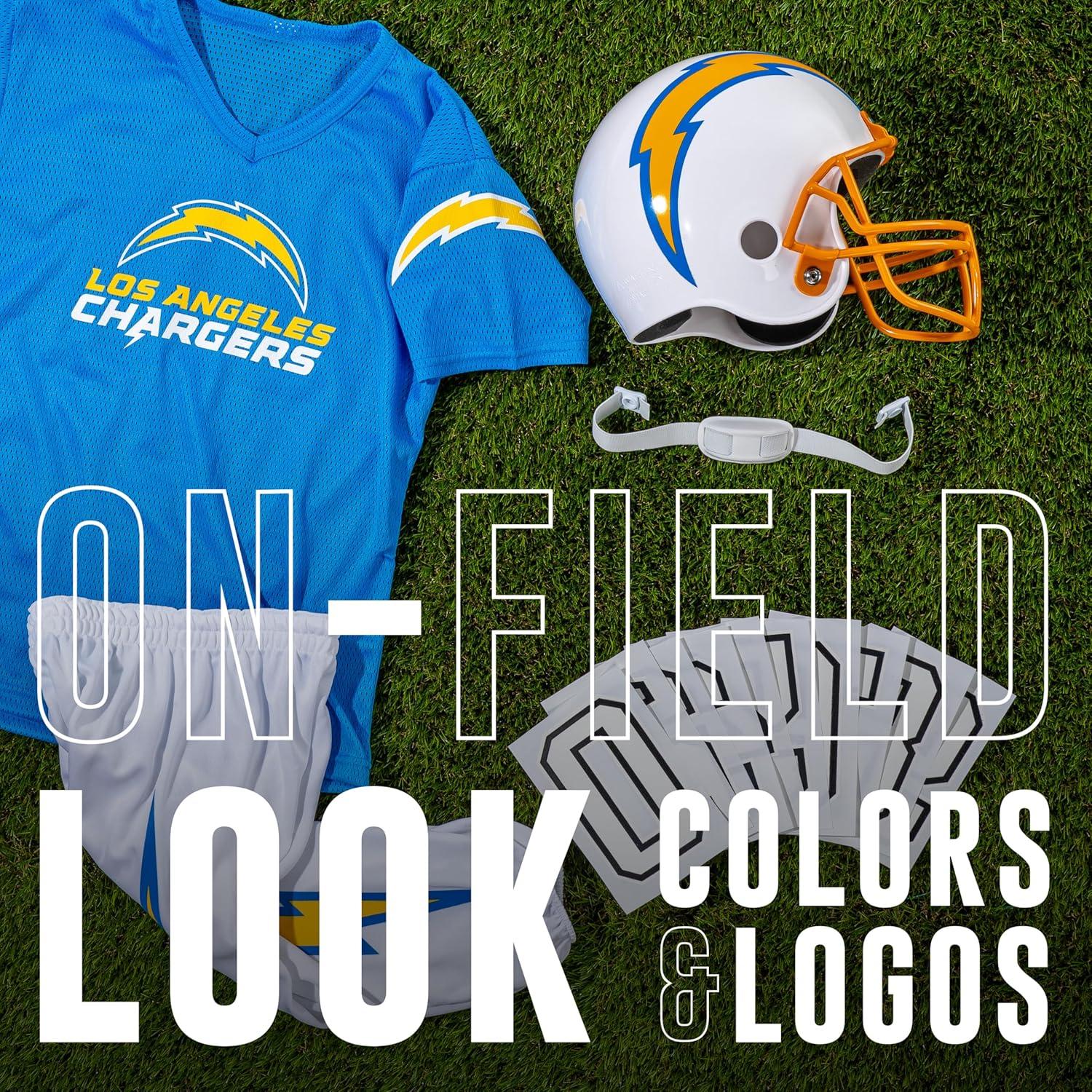 image:imageFranklin Sports NFL Kids Football Uniform Set NFL Youth Football Costume for Boys amp GirlsLos Angeles Chargers