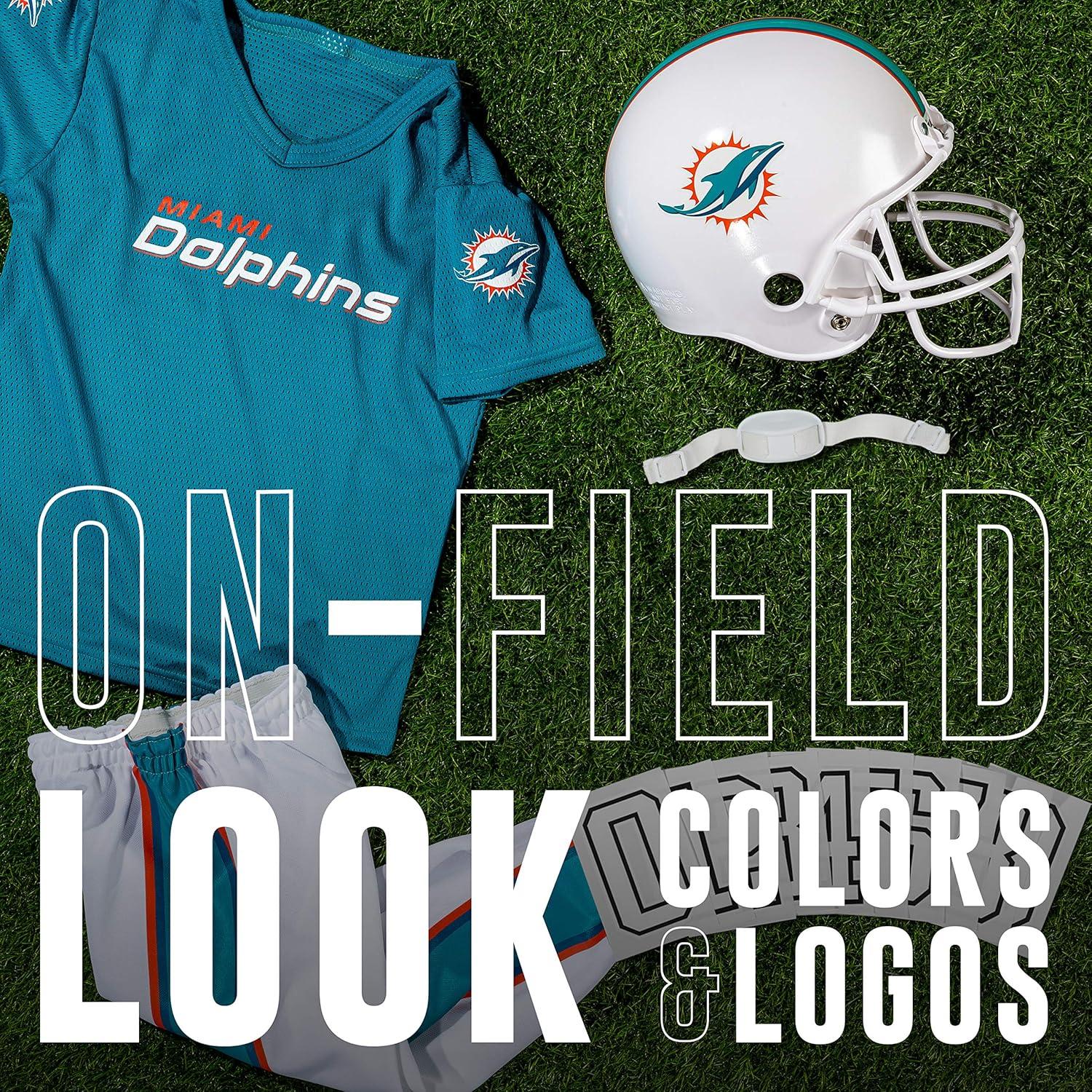 image:imageFranklin Sports NFL Kids Football Uniform Set NFL Youth Football Costume for Boys amp GirlsMiami Dolphins
