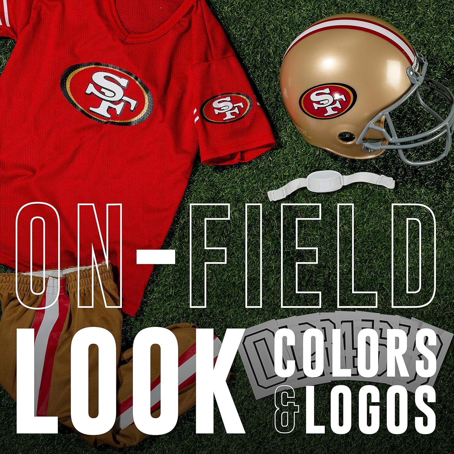 image:imageFranklin Sports NFL Kids Football Uniform Set NFL Youth Football Costume for Boys amp GirlsSan Francisco 49ers