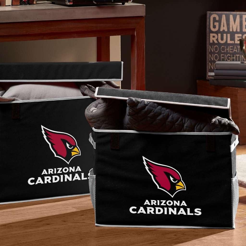 image:imageFranklin Sports NFL Storage Footlocker Bins Large Folding Organizer Containers NFL Team Office Bedroom Living Room Dcor Large Small BinsArizona Cardinals