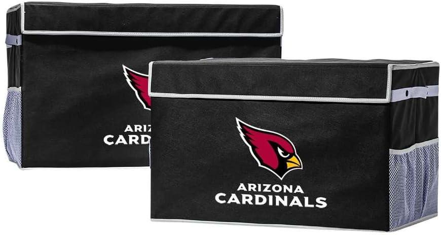 image:imageFranklin Sports NFL Storage Footlocker Bins Large Folding Organizer Containers NFL Team Office Bedroom Living Room Dcor Large Small BinsArizona Cardinals