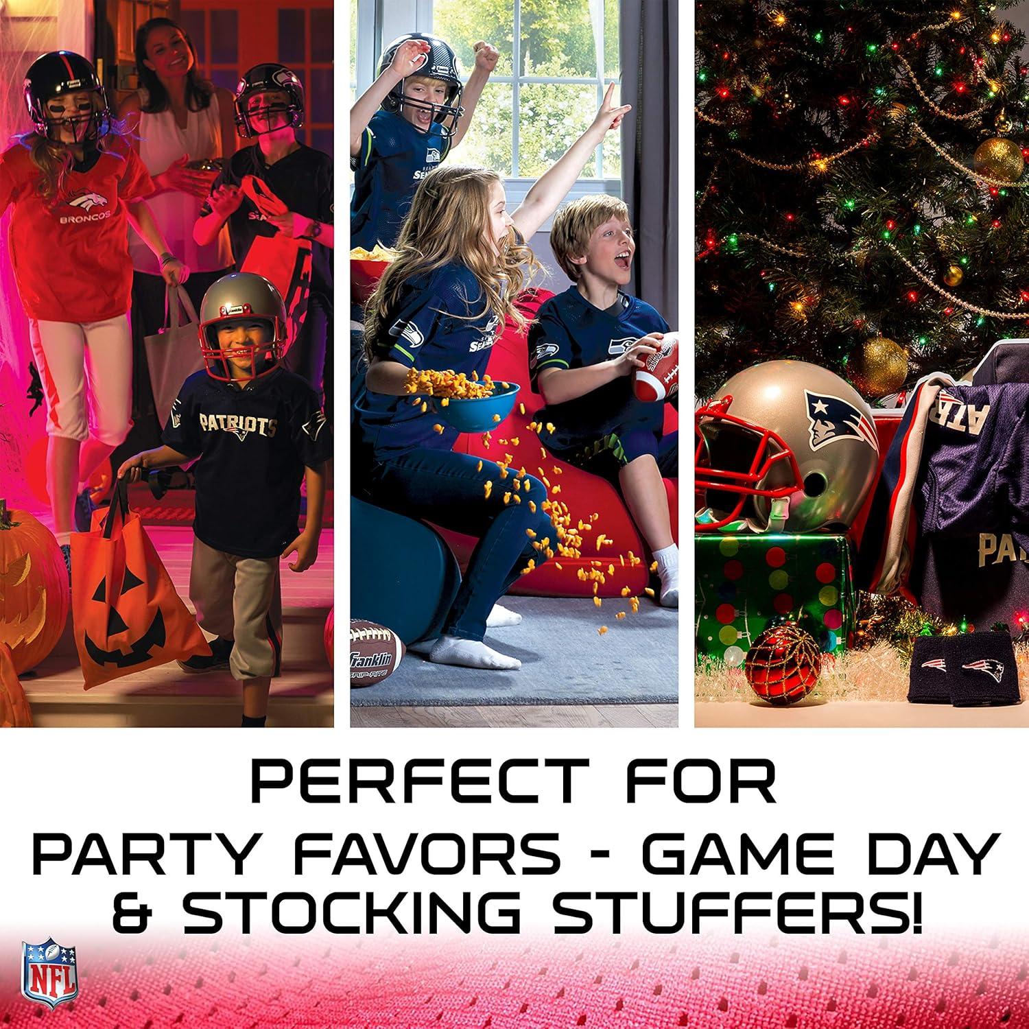 image:imageFranklin Sports NFL Team Stress Balls Bulk Football Party 24 Pack Squishy Stress Ball for Adults amp Kids 83MM NFL Logo amp ColorNew England Patriots