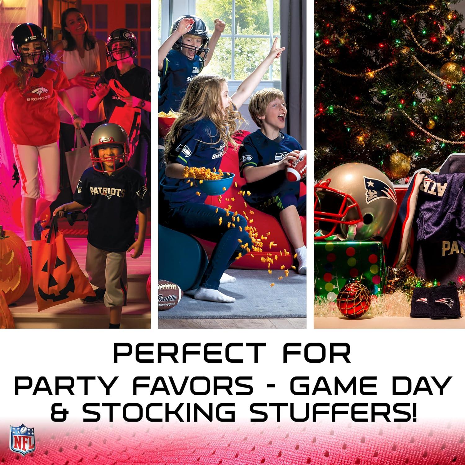 image:imageFranklin Sports NFL Team Stress Balls Bulk Football Party 24 Pack Squishy Stress Ball for Adults amp Kids 83MM NFL Logo amp ColorNew Orleans Saints