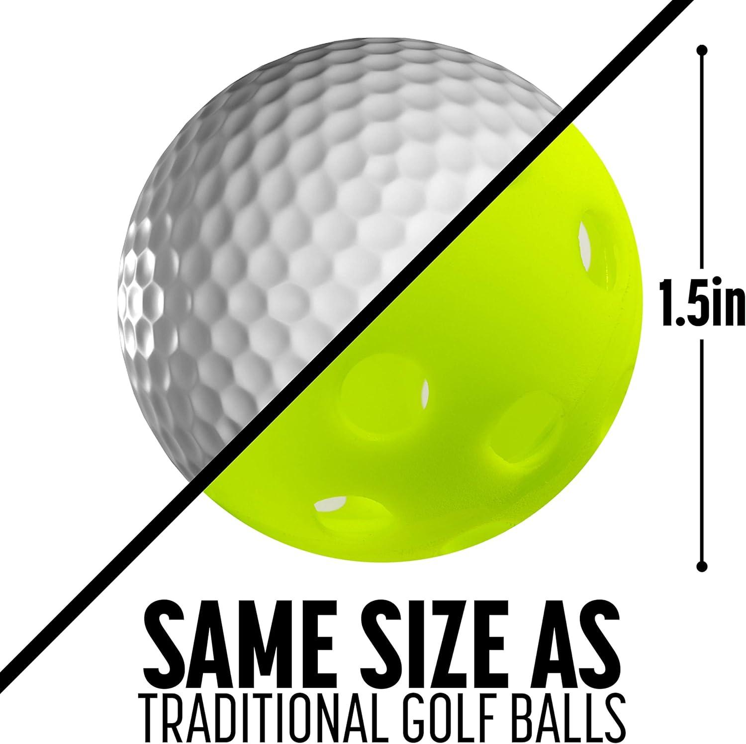 image:imageFranklin Sports Practice Golf Balls Indoor Outdoor Best for Chipping Putting Practice Official Size 12 Pack15