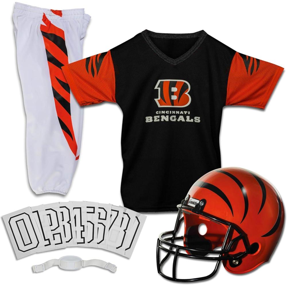 image:imageFranklin Sports NFL Kids Football Uniform Set  NFL Youth Football Costume for Boys amp GirlsCincinnati Bengals