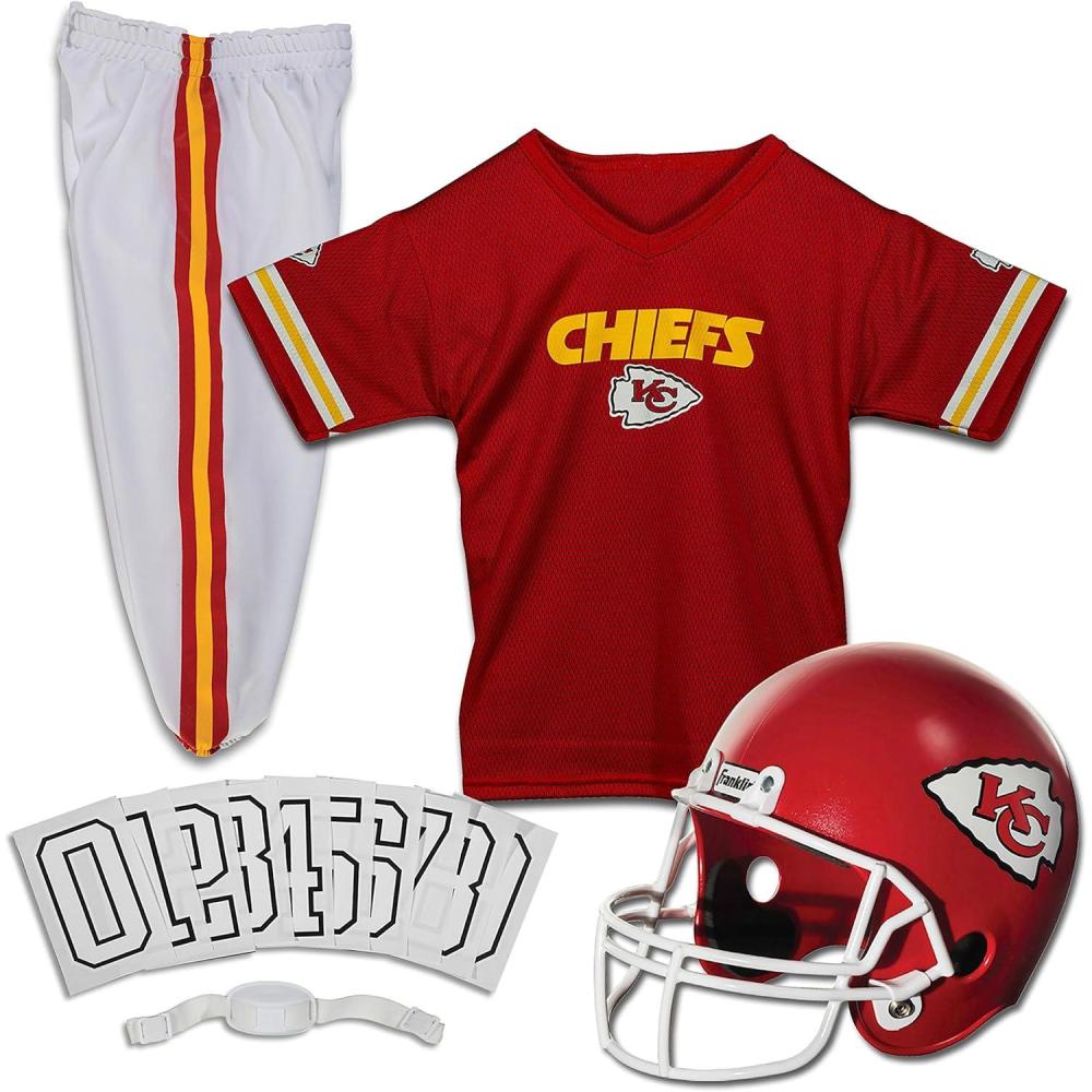 image:imageFranklin Sports NFL Kids Football Uniform Set  NFL Youth Football Costume for Boys amp GirlsKansas City Chiefs