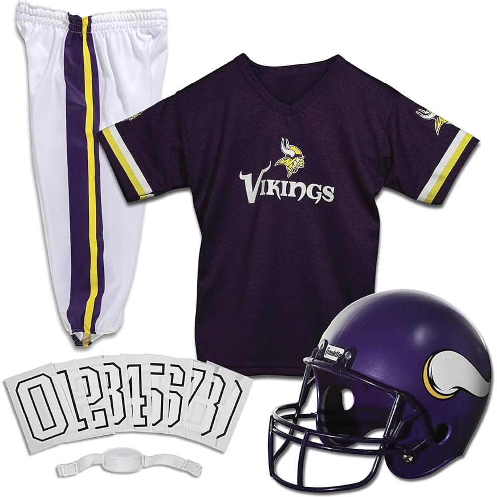 image:imageFranklin Sports NFL Kids Football Uniform Set  NFL Youth Football Costume for Boys amp GirlsMinnesota Vikings