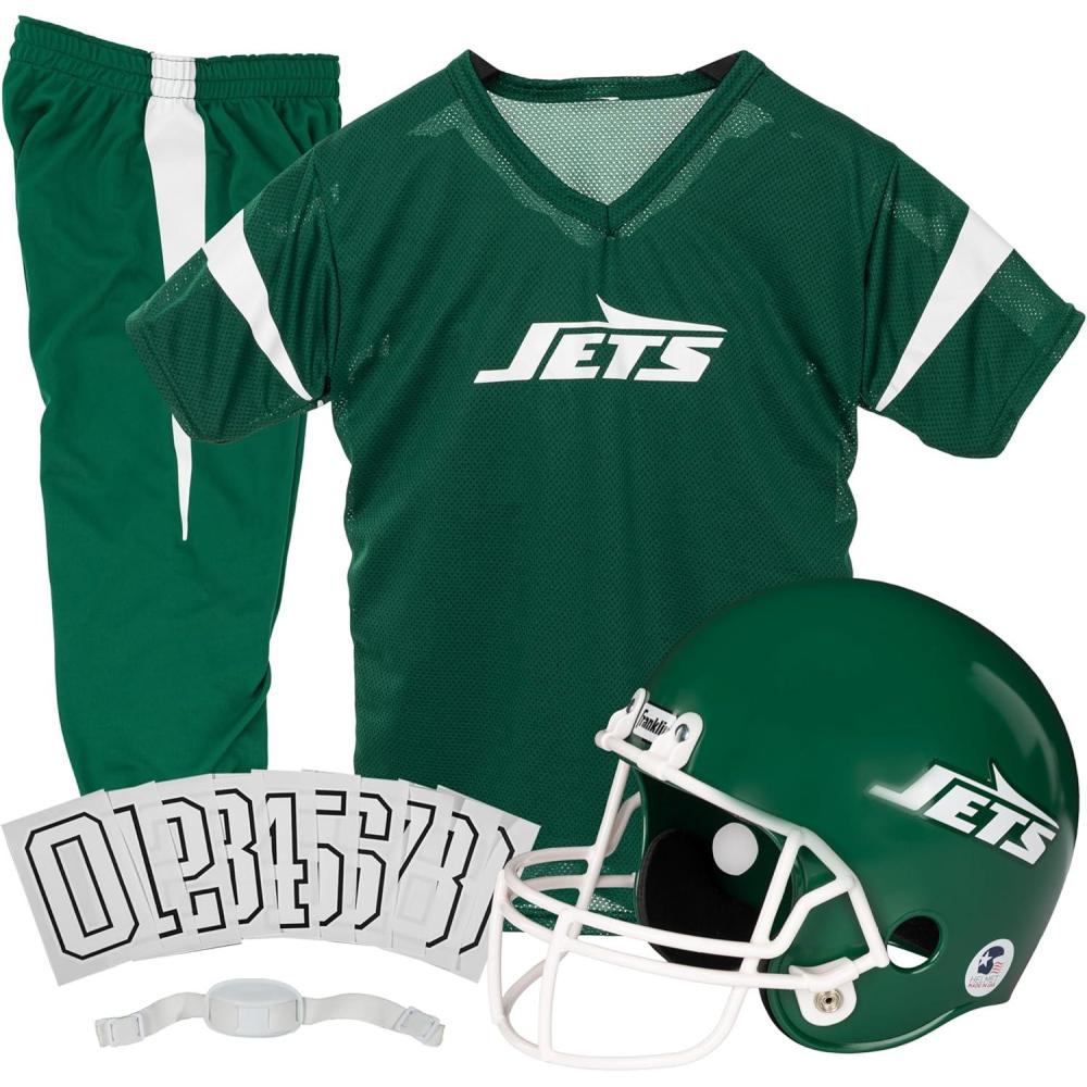 image:imageFranklin Sports NFL Kids Football Uniform Set NFL Youth Football Costume for Boys amp GirlsNew York Jets 2