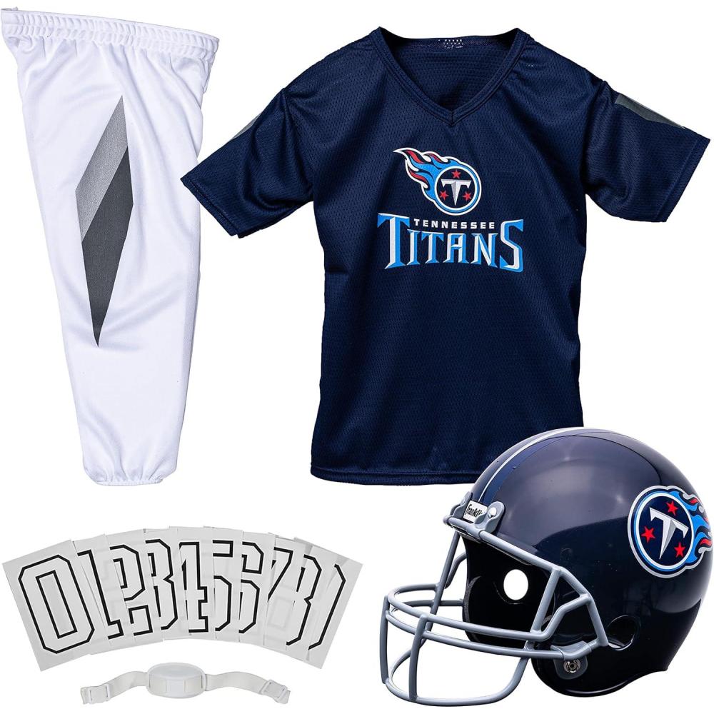 image:imageFranklin Sports NFL Kids Football Uniform Set  NFL Youth Football Costume for Boys amp GirlsTennessee Titans