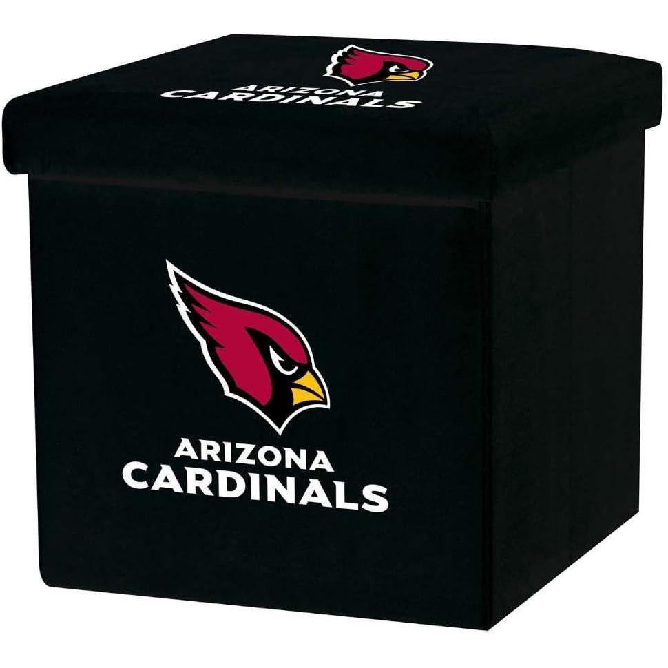 image:imageFranklin Sports NFL Storage Ottoman Container Folding Organizer Bins Office Bedroom Living Room Decor 14 x 14Arizona Cardinals