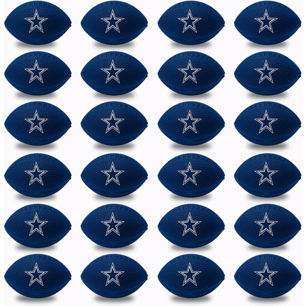 image:imageFranklin Sports NFL Team Stress Balls Bulk Football Party 24 Pack Squishy Stress Ball for Adults amp Kids 83MM NFL Logo amp ColorDallas Cowboys