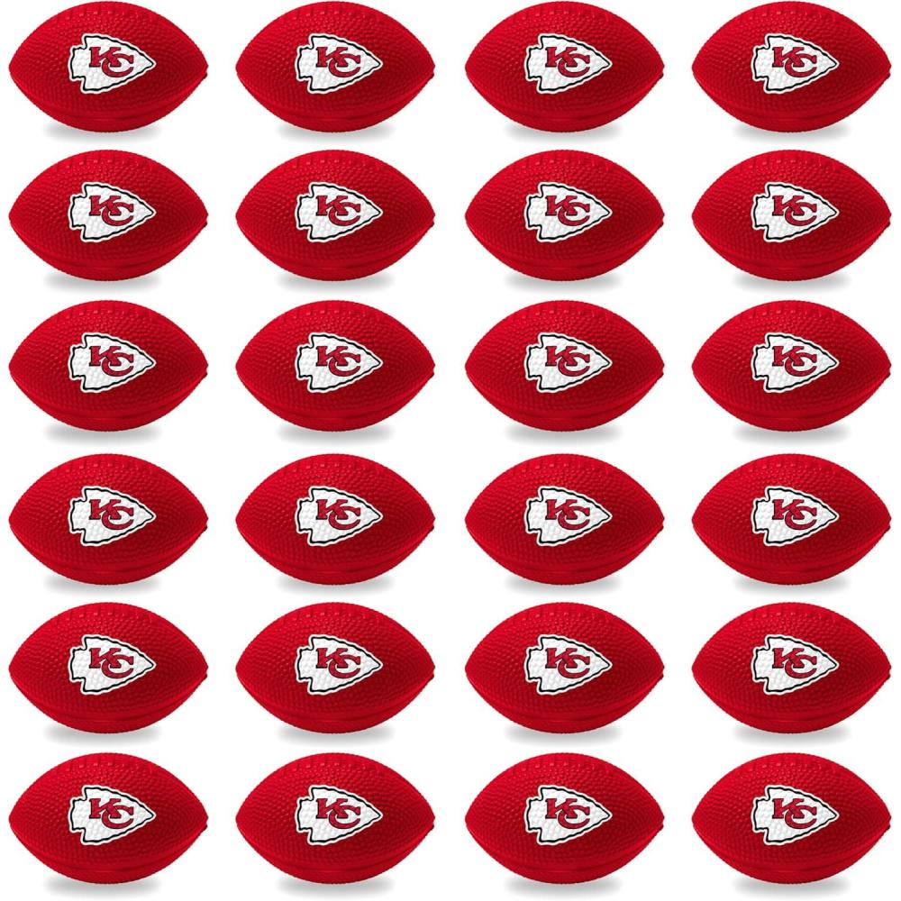 image:imageFranklin Sports NFL Team Stress Balls Bulk Football Party 24 Pack Squishy Stress Ball for Adults amp Kids 83MM NFL Logo amp ColorKansas City Chiefs