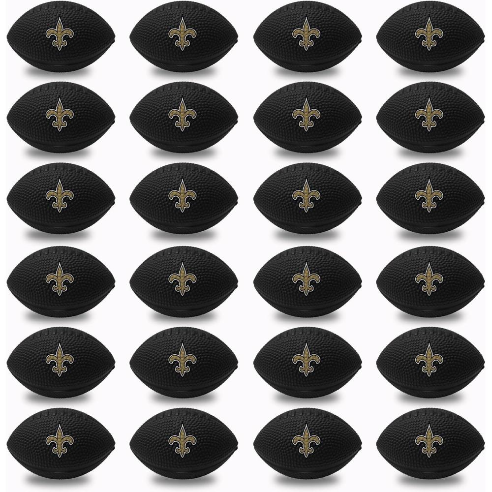 image:imageFranklin Sports NFL Team Stress Balls Bulk Football Party 24 Pack Squishy Stress Ball for Adults amp Kids 83MM NFL Logo amp ColorNew Orleans Saints