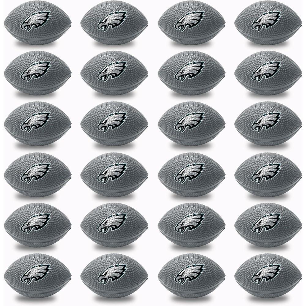 image:imageFranklin Sports NFL Team Stress Balls Bulk Football Party 24 Pack Squishy Stress Ball for Adults amp Kids 83MM NFL Logo amp ColorPhiladelphia Eagles