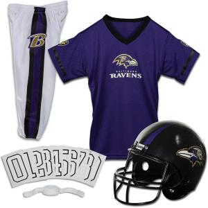 Franklin Sports NFL Kids Football Uniform Set – NFL Youth Football Costume for Boys & Girls(Baltimore Ravens)