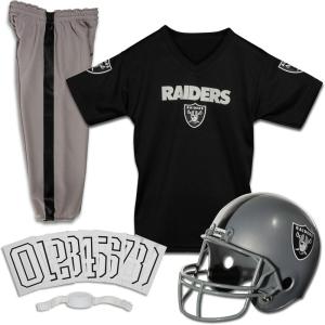 Franklin Sports NFL Kids Football Uniform Set – NFL Youth Football Costume for Boys & Girls(Las Vegas Raiders)