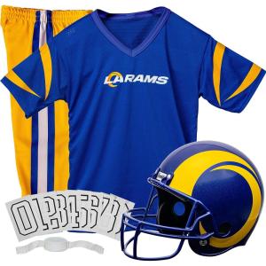 Franklin Sports NFL Kids Football Uniform Set – NFL Youth Football Costume for Boys & Girls(Los Angeles Rams)