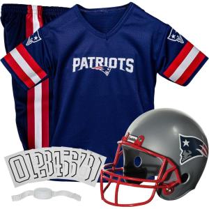 Franklin Sports NFL Kids Football Uniform Set – NFL Youth Football Costume for Boys & Girls(New England Patriots)