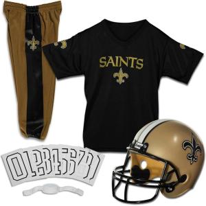 Franklin Sports NFL Kids Football Uniform Set – NFL Youth Football Costume for Boys & Girls(New Orleans Saints)