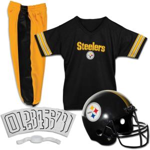 Franklin Sports NFL Kids Football Uniform Set – NFL Youth Football Costume for Boys & Girls(Pittsburgh Steelers)