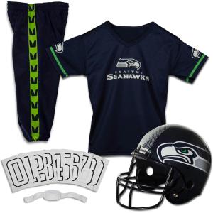 Franklin Sports NFL Kids Football Uniform Set – NFL Youth Football Costume for Boys & Girls(Seattle Seahawks)