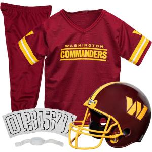 Franklin Sports NFL Kids Football Uniform Set – NFL Youth Football Costume for Boys & Girls(Washington Commanders)