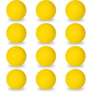 Franklin Sports Practice Golf Balls – Indoor + Outdoor – Best for Chipping + Putting Practice – Official Size – 12 Pack(1.65″)