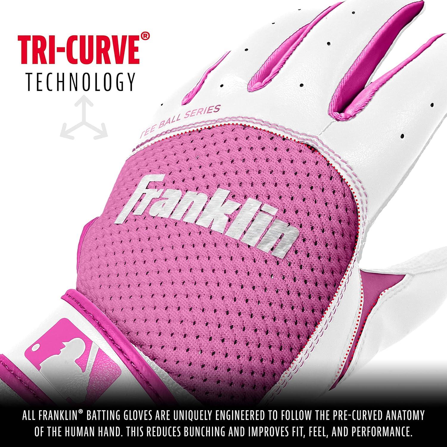 image:imageFranklin Sports MLB Teeball Flex Series Batting GlovesWhitePink