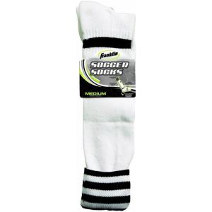 Franklin Sports ACD Soccer Socks (White/Youth)