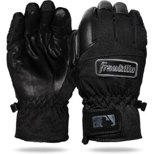 Franklin Sports Coldmax Outdoor Gloves – Water-Repellent & Wind-Resistant Snow Gloves – Perfect for Coaches, Umpires, Shoveling and Other Outside Activities(Adult Small)