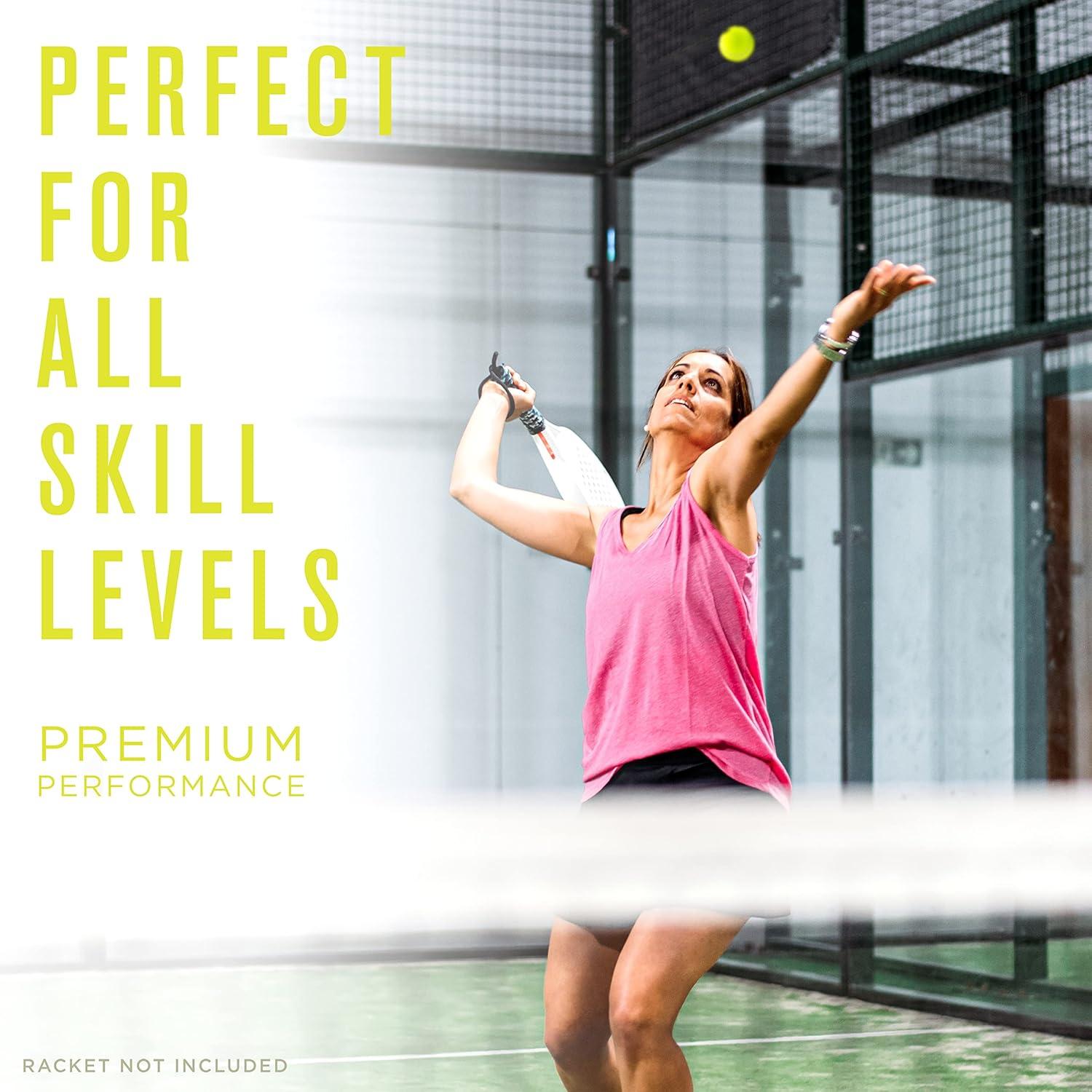 image:imageFranklin Sports Axel Padel Set 2 Fiberglass Padel Rackets with Foam Core Balls amp Carrying Case and Replacement BallsReplacement Balls