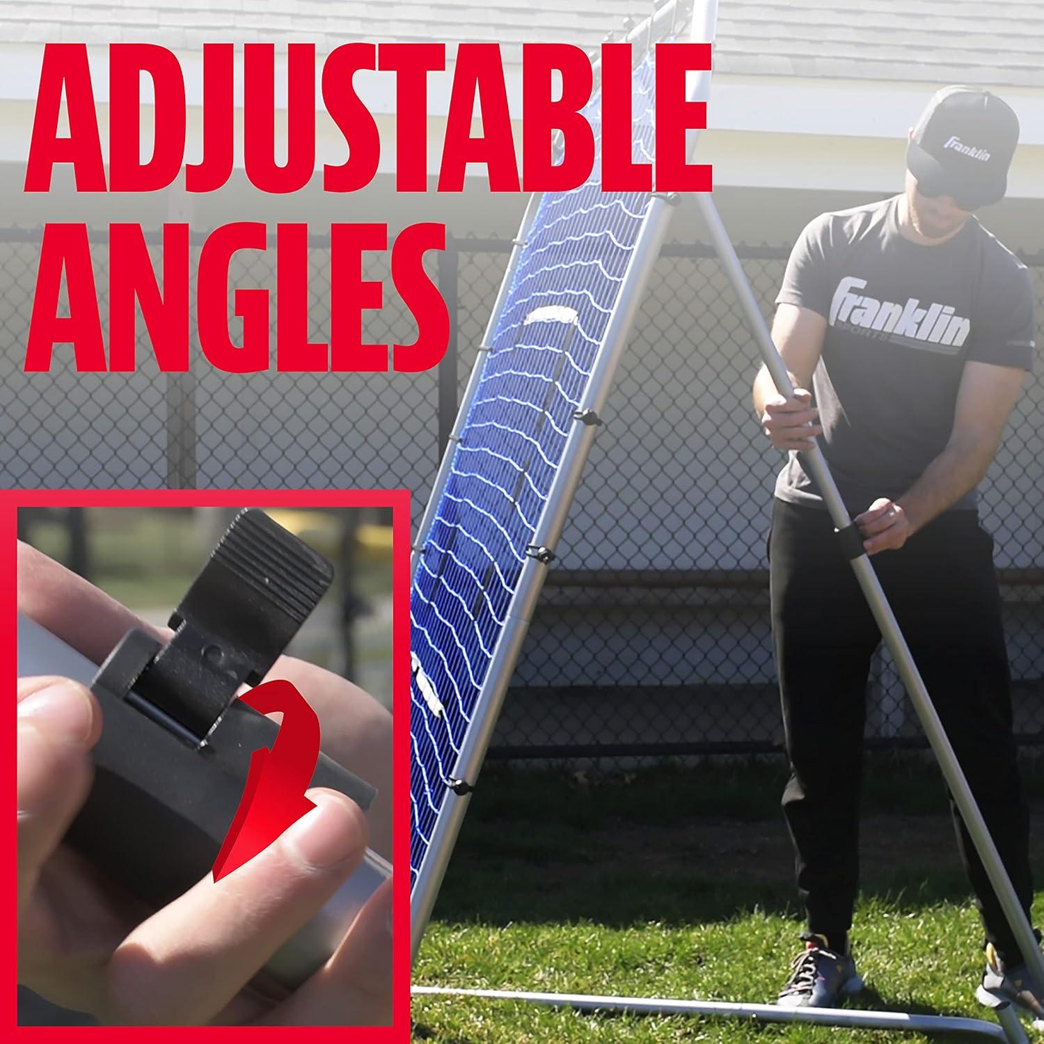 image:imageFranklin Sports Baseball Rebounder Net  Baseball Pitchback Net  Throwing Trainer  All Angle Bounce Back Return  MultiPosition Fielding  Throwing Aid