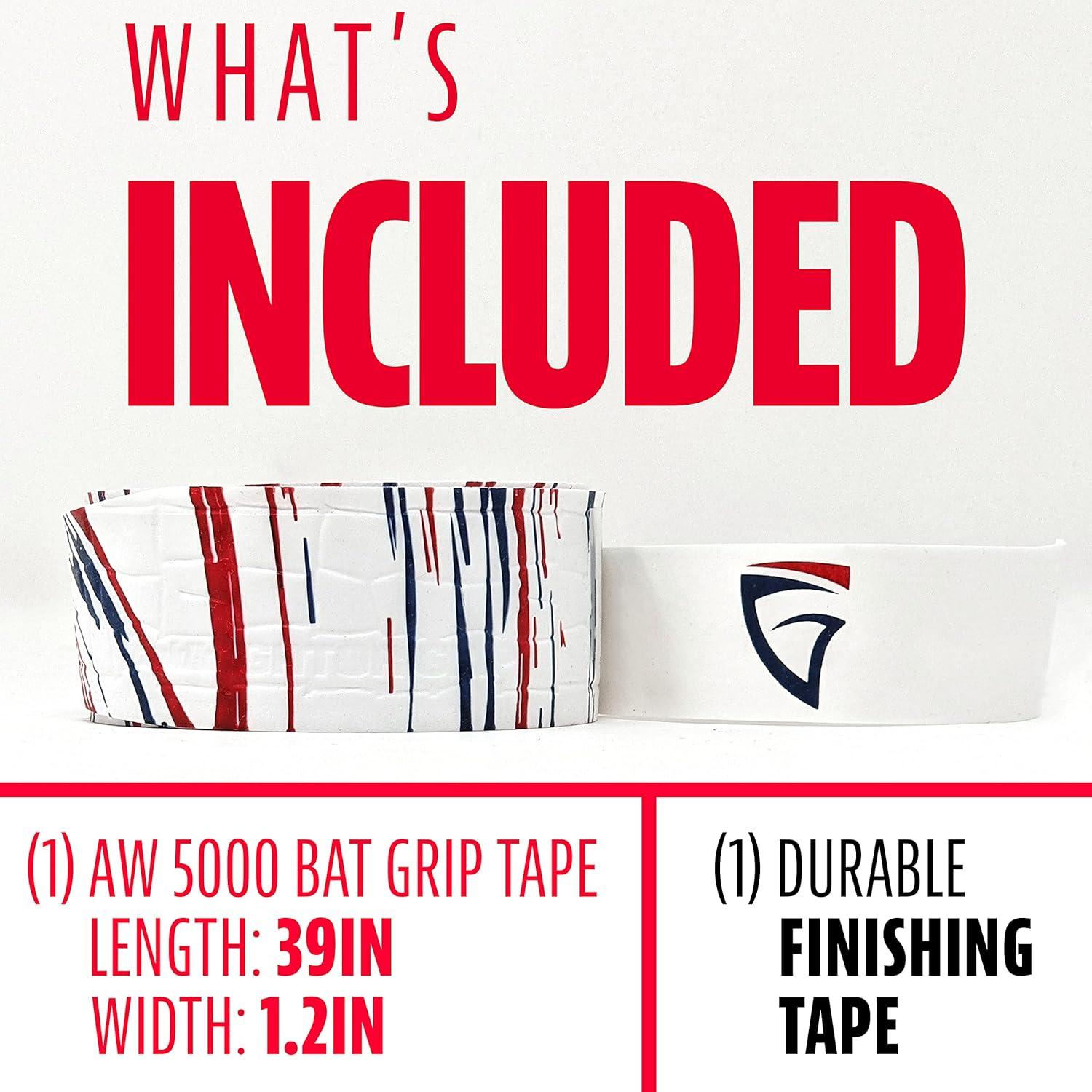 image:imageFranklin Sports Gator Grip Baseball Bat Grip TapeWhiteNavyRed