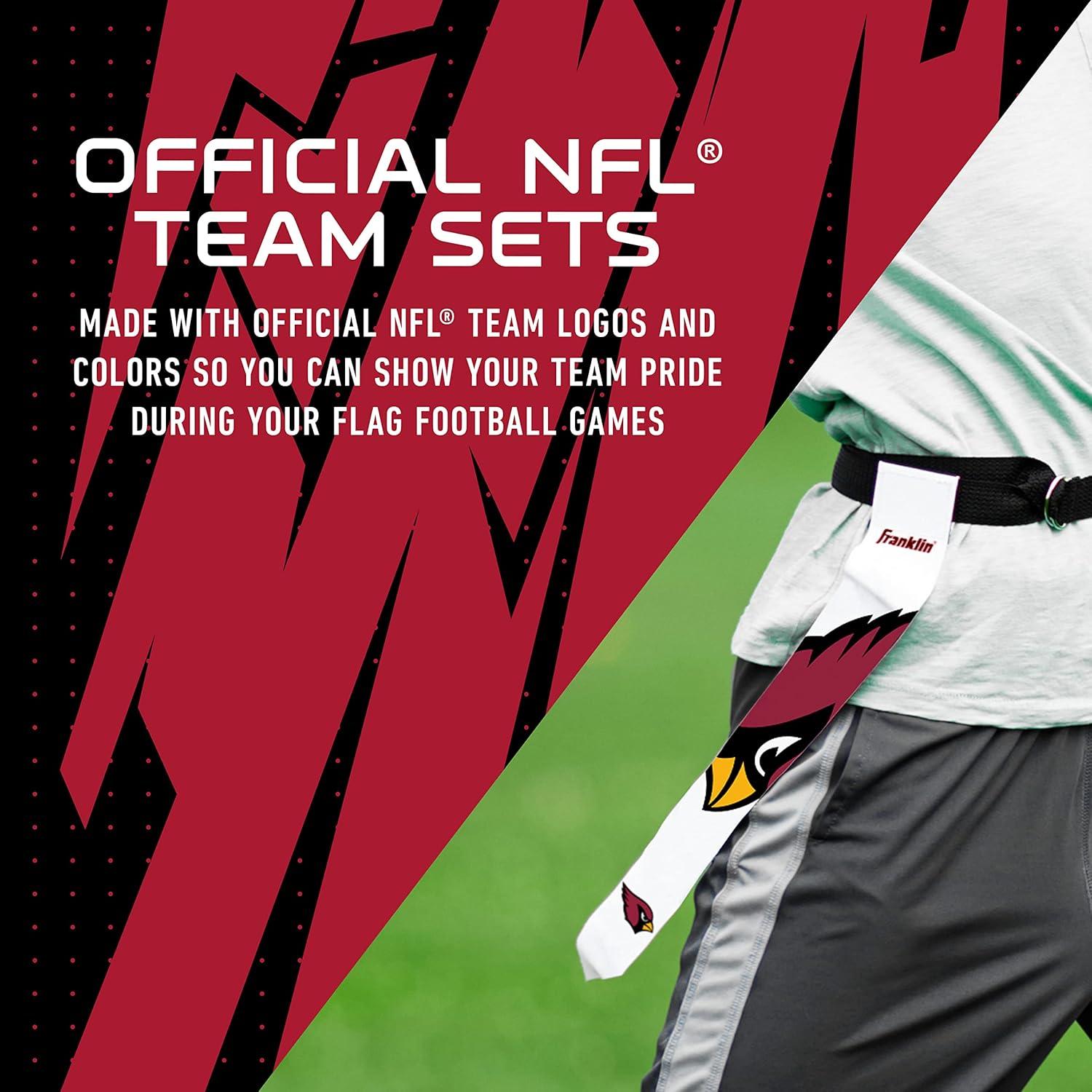 image:imageFranklin Sports NFL Team Flag Football Sets Belts Flags Kids Adults Fits Up to 36 Waist NFL LicensedArizona Cardinals