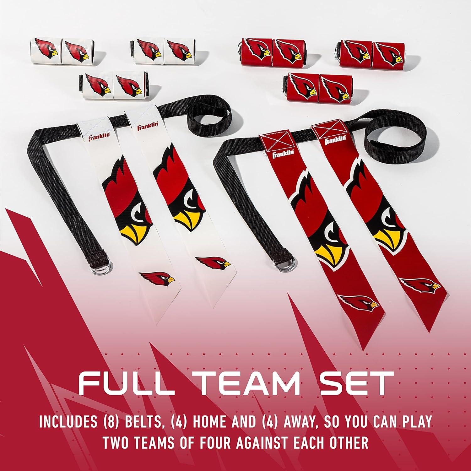 image:imageFranklin Sports NFL Team Flag Football Sets Belts Flags Kids Adults Fits Up to 36 Waist NFL LicensedArizona Cardinals