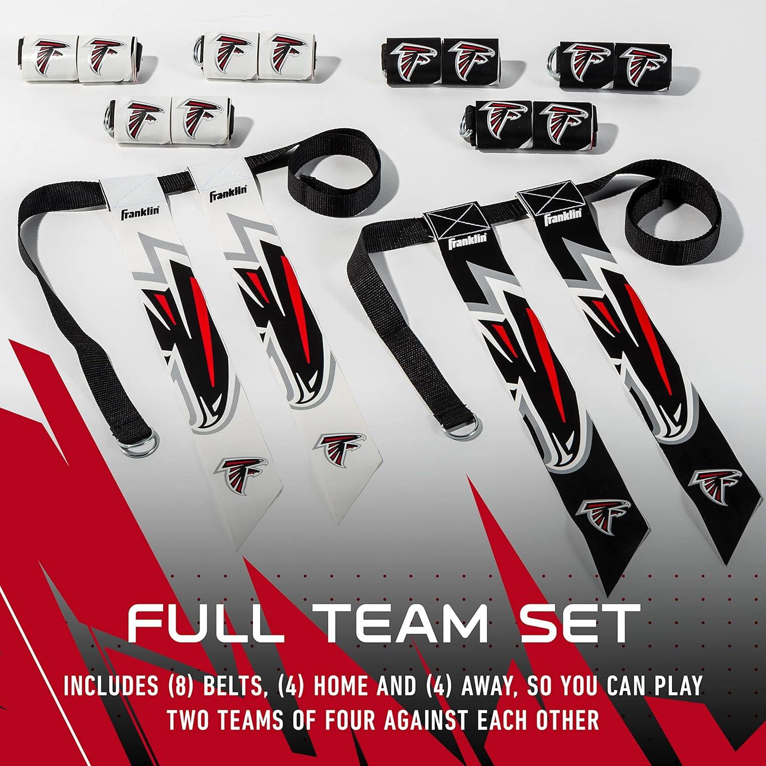 image:imageFranklin Sports NFL Team Flag Football Sets Belts Flags Kids Adults Fits Up to 36 Waist NFL LicensedAtlanta Falcons