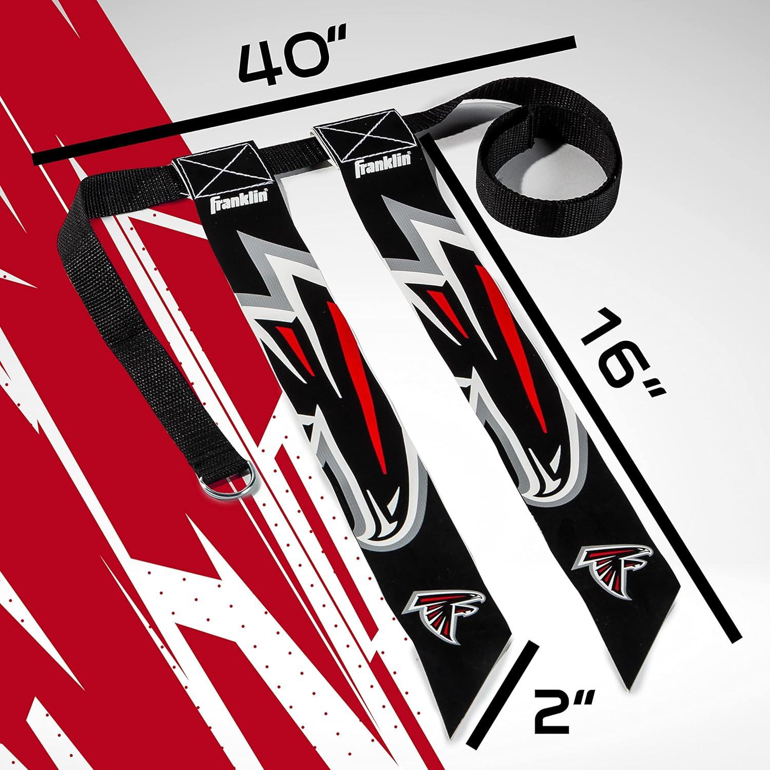 image:imageFranklin Sports NFL Team Flag Football Sets Belts Flags Kids Adults Fits Up to 36 Waist NFL LicensedAtlanta Falcons
