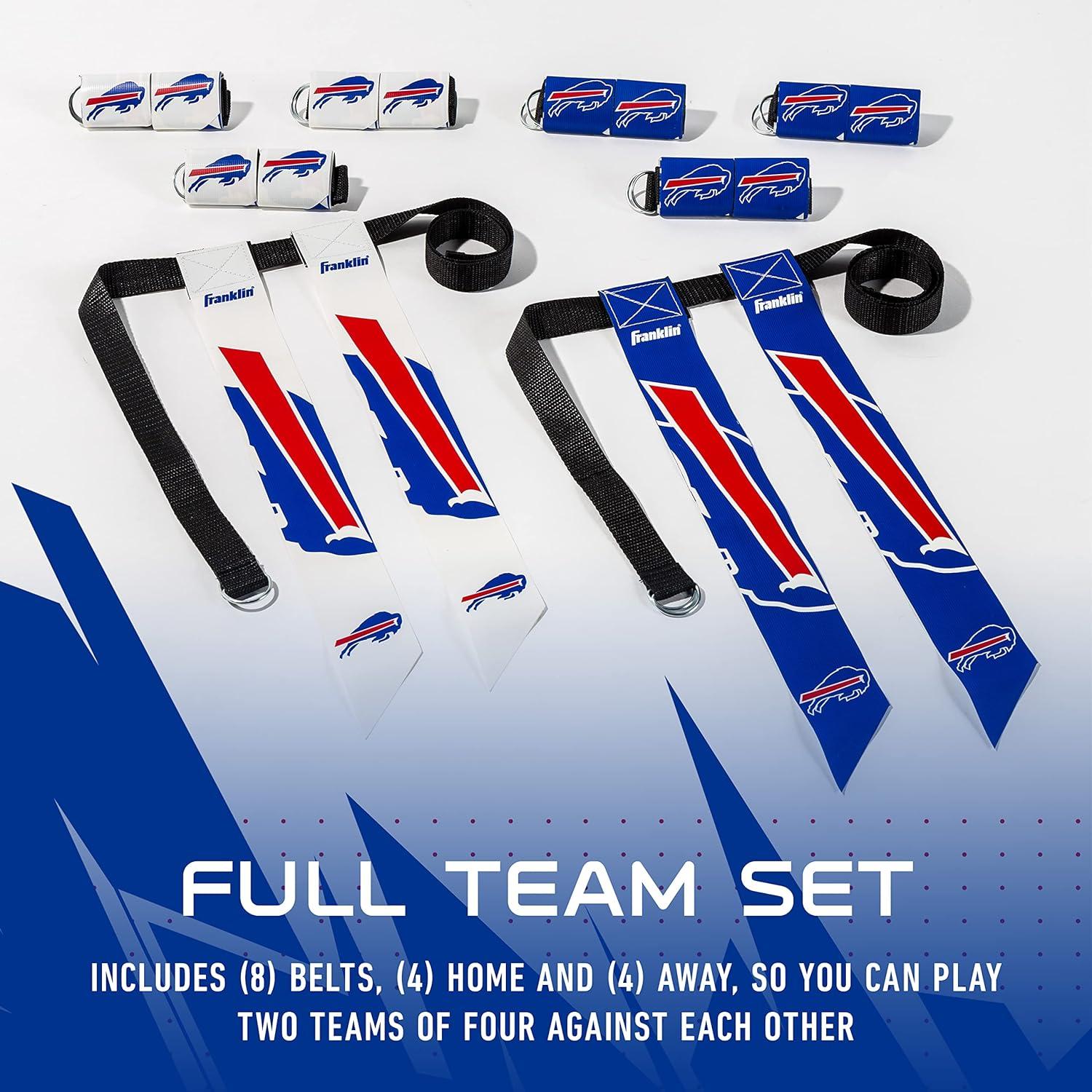 image:imageFranklin Sports NFL Team Flag Football Sets Belts Flags Kids Adults Fits Up to 36 Waist NFL LicensedBuffalo Bills