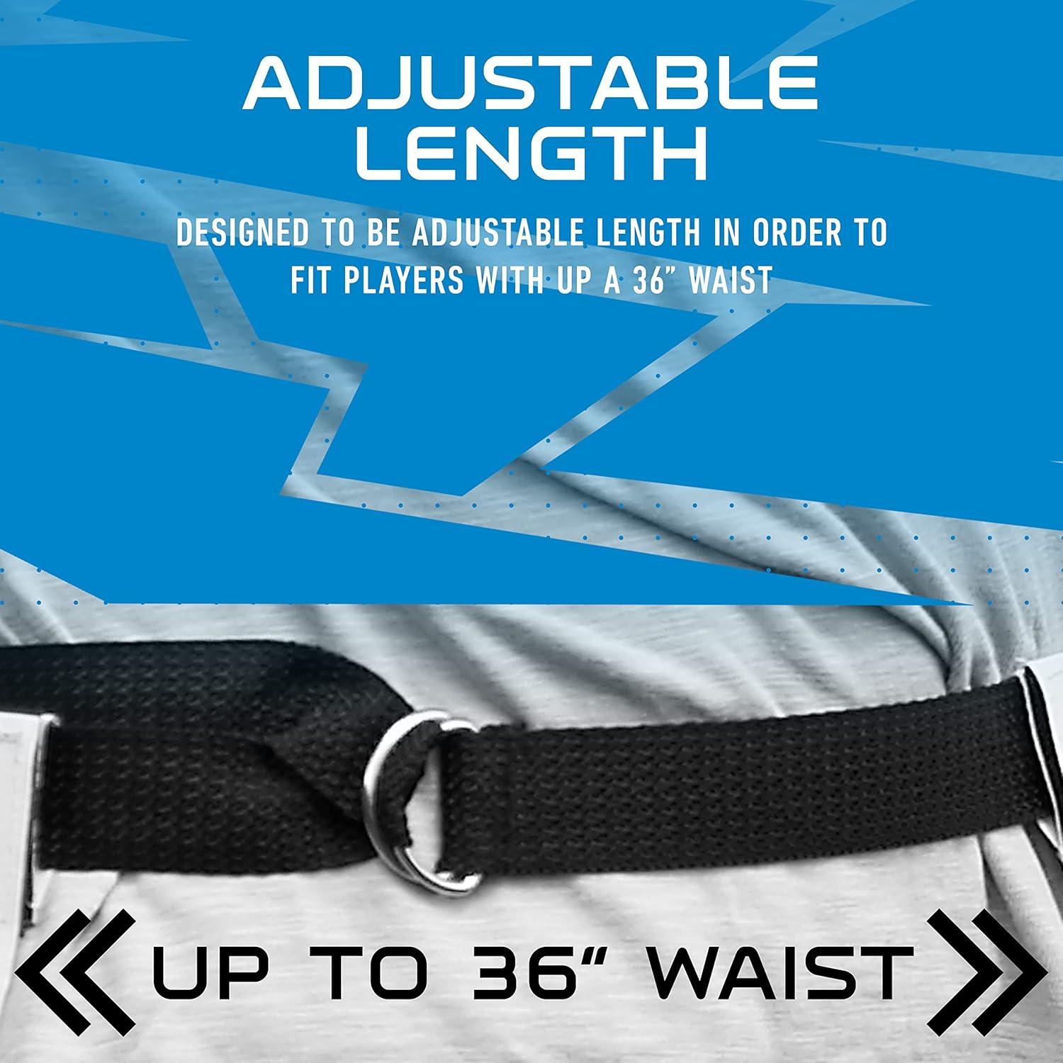 image:imageFranklin Sports NFL Team Flag Football Sets Belts Flags Kids Adults Fits Up to 36 Waist NFL LicensedCarolina Panthers
