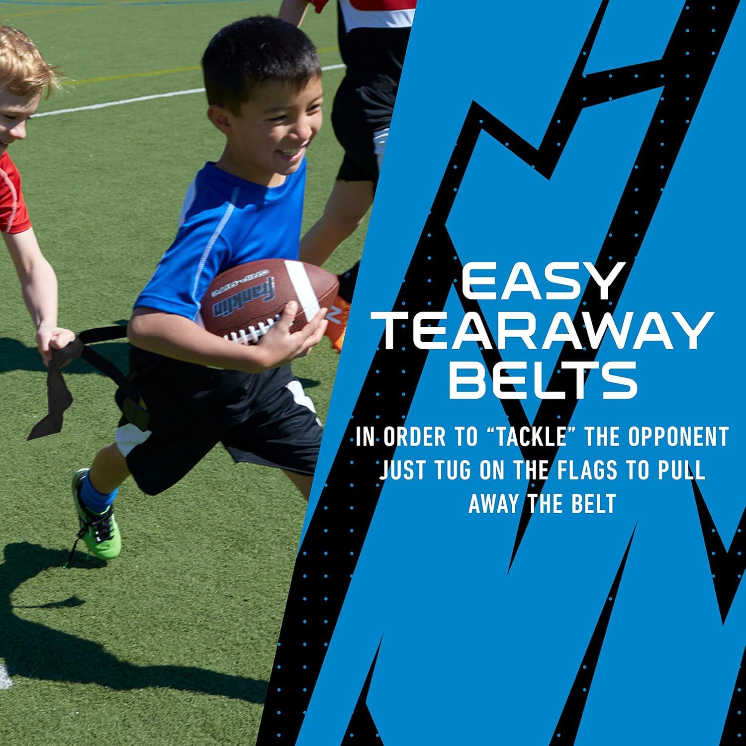 image:imageFranklin Sports NFL Team Flag Football Sets Belts Flags Kids Adults Fits Up to 36 Waist NFL LicensedCarolina Panthers