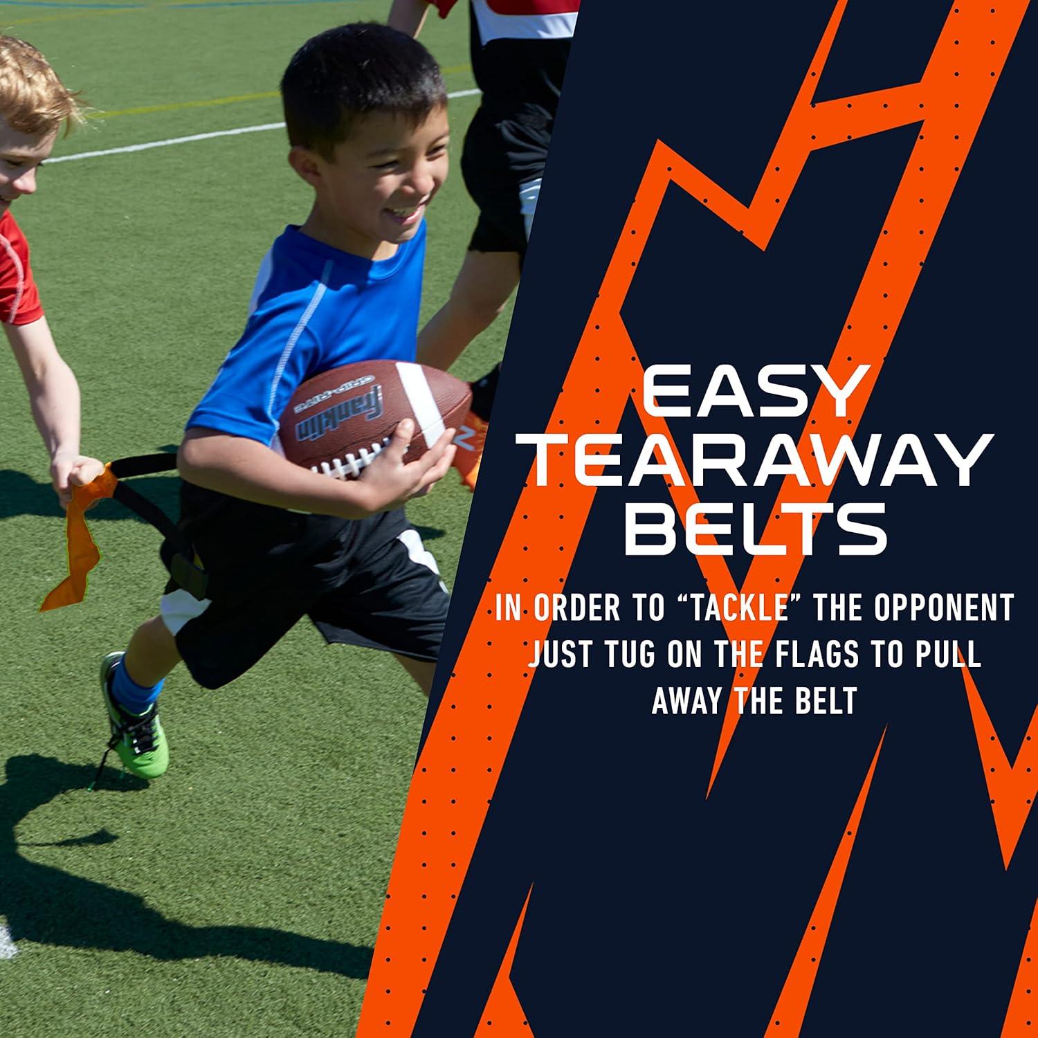 image:imageFranklin Sports NFL Team Flag Football Sets Belts Flags Kids Adults Fits Up to 36 Waist NFL LicensedChicago Bears