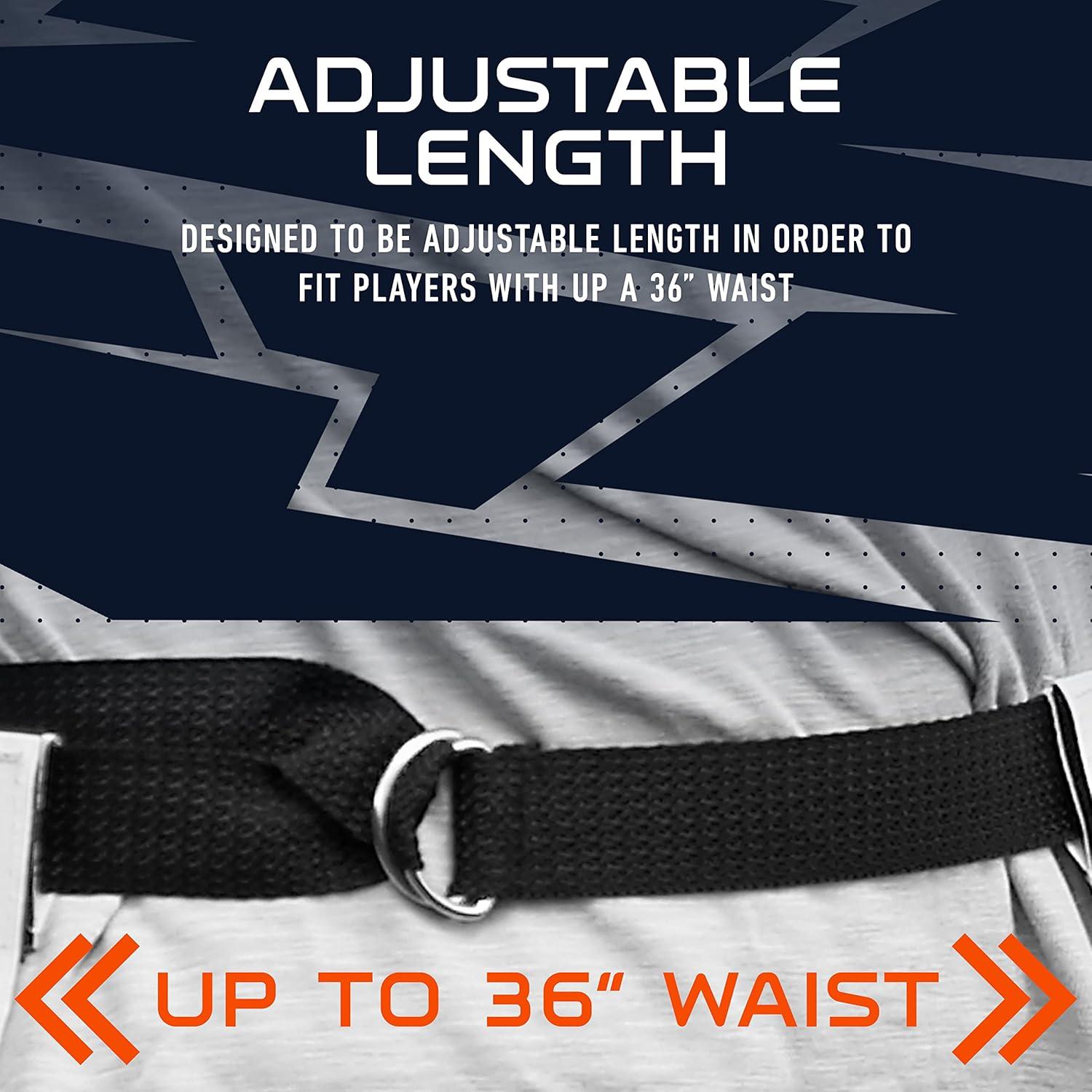image:imageFranklin Sports NFL Team Flag Football Sets Belts Flags Kids Adults Fits Up to 36 Waist NFL LicensedChicago Bears
