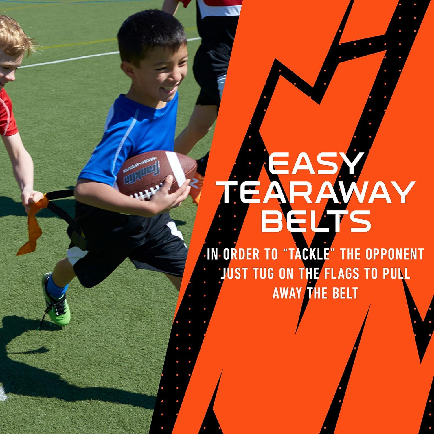 image:imageFranklin Sports NFL Team Flag Football Sets Belts Flags Kids Adults Fits Up to 36 Waist NFL LicensedCincinnati Bengals