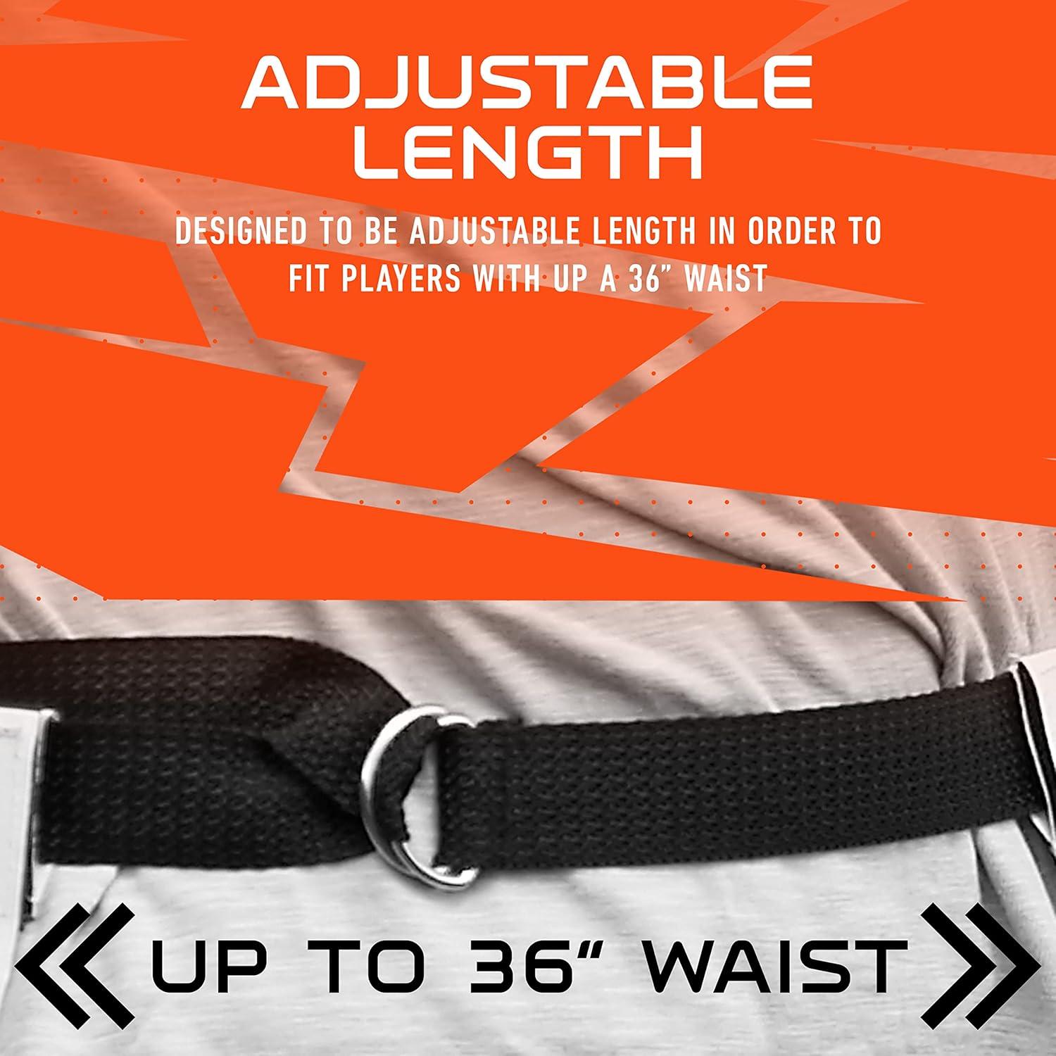 image:imageFranklin Sports NFL Team Flag Football Sets Belts Flags Kids Adults Fits Up to 36 Waist NFL LicensedCincinnati Bengals