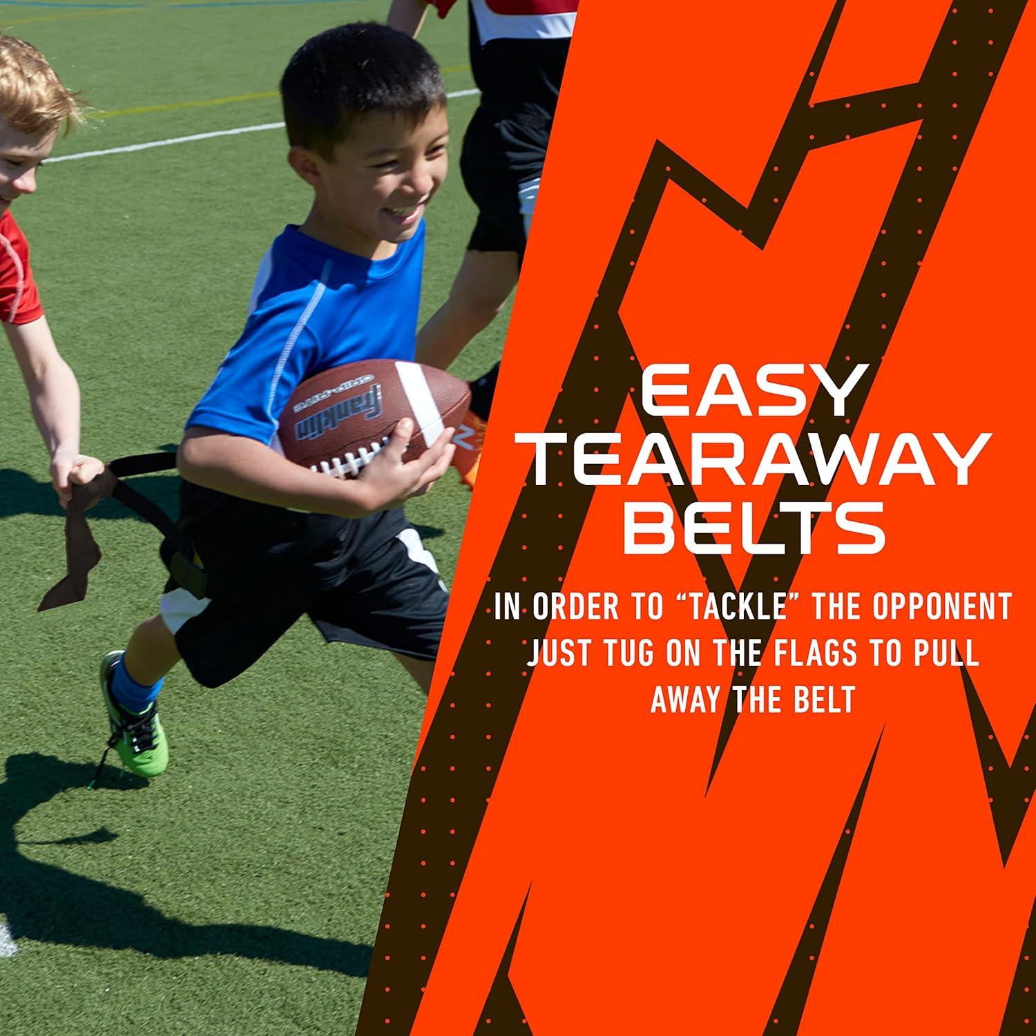image:imageFranklin Sports NFL Team Flag Football Sets Belts Flags Kids Adults Fits Up to 36 Waist NFL LicensedCleveland Browns
