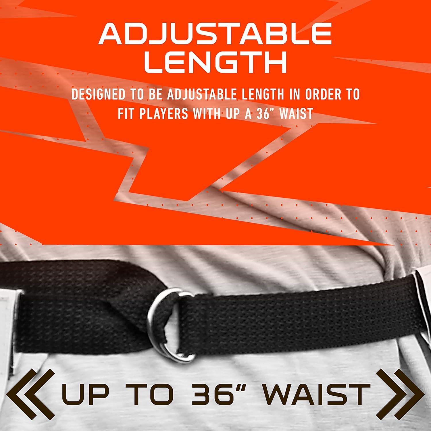 image:imageFranklin Sports NFL Team Flag Football Sets Belts Flags Kids Adults Fits Up to 36 Waist NFL LicensedCleveland Browns