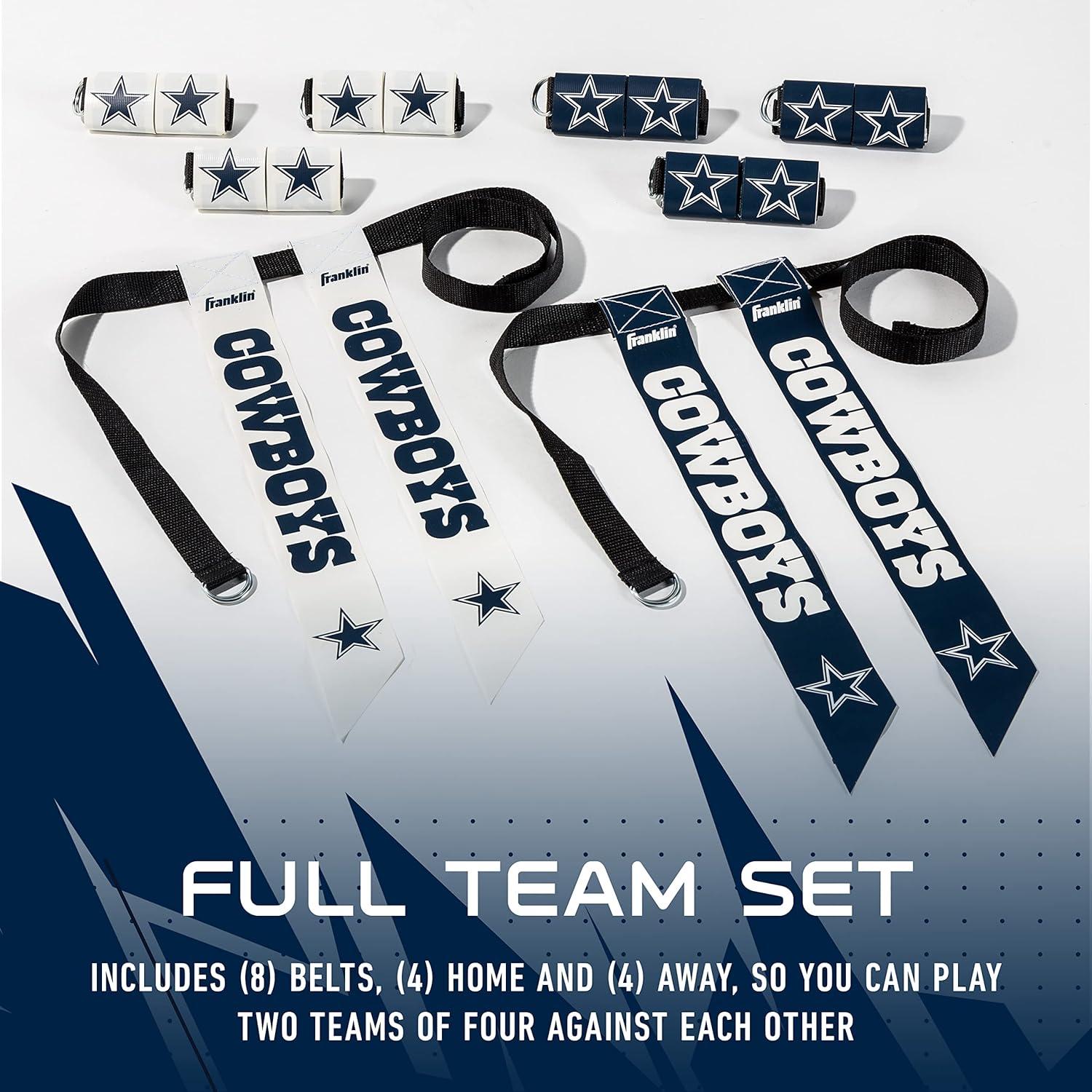 image:imageFranklin Sports NFL Team Flag Football Sets Belts Flags Kids Adults Fits Up to 36 Waist NFL LicensedDallas Cowboys
