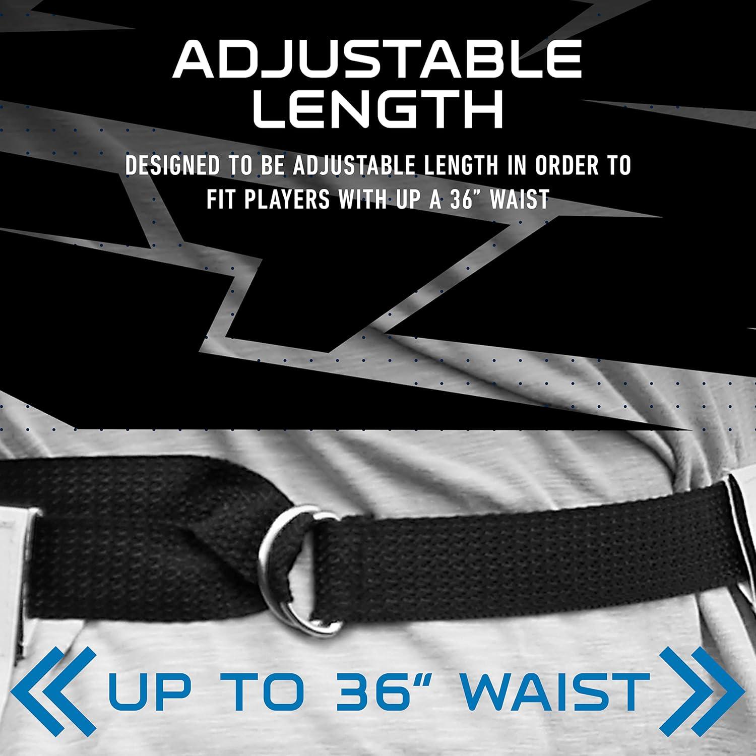 image:imageFranklin Sports NFL Team Flag Football Sets Belts Flags Kids Adults Fits Up to 36 Waist NFL LicensedDetroit Lions