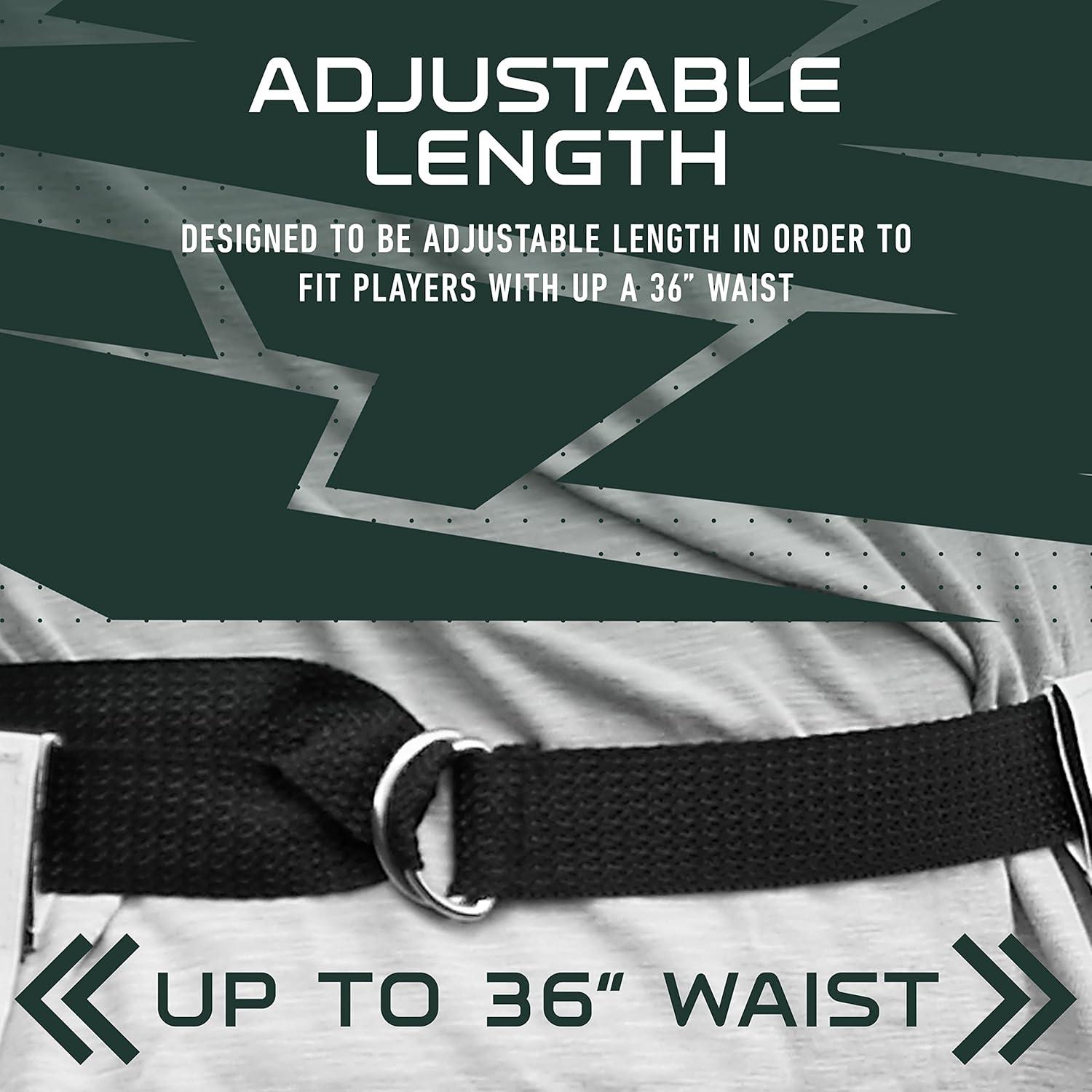 image:imageFranklin Sports NFL Team Flag Football Sets Belts Flags Kids Adults Fits Up to 36 Waist NFL LicensedGreen Bay Packers